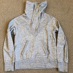 [Uniqlo] Gray Cowl Neck Hoodie - XS